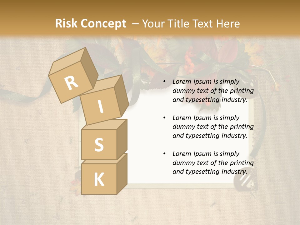 Vintage Sepia Wall PowerPoint Template