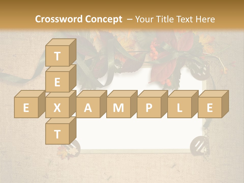 Vintage Sepia Wall PowerPoint Template