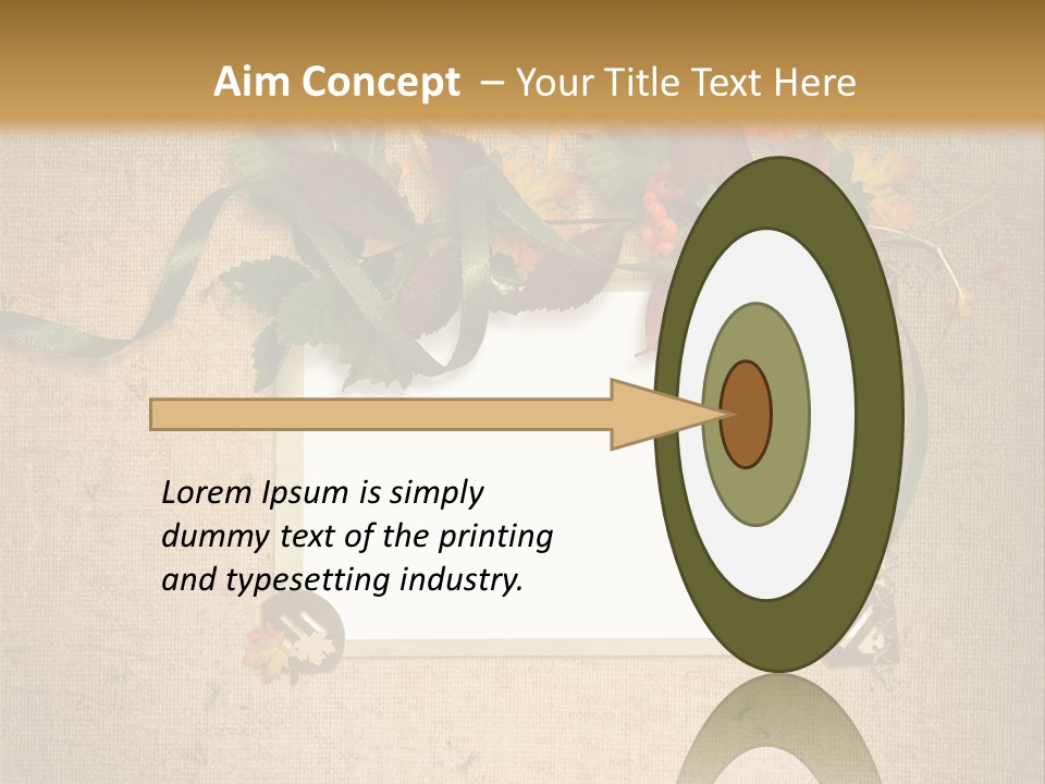 Vintage Sepia Wall PowerPoint Template