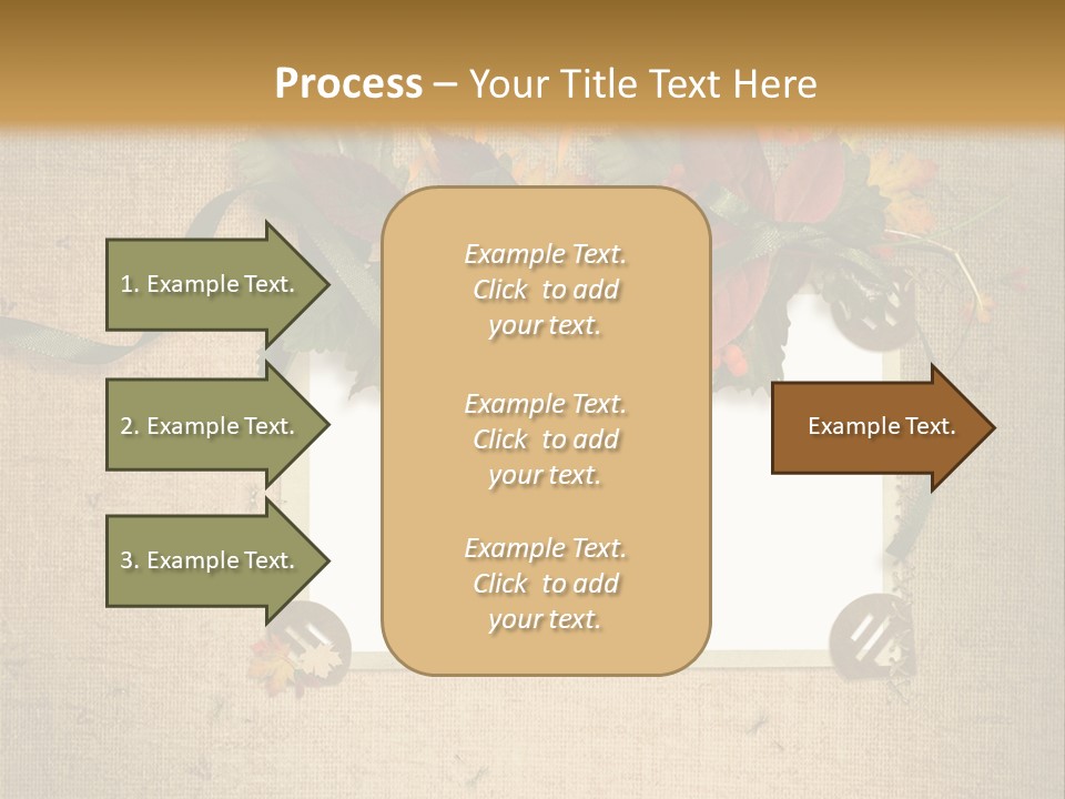 Vintage Sepia Wall PowerPoint Template