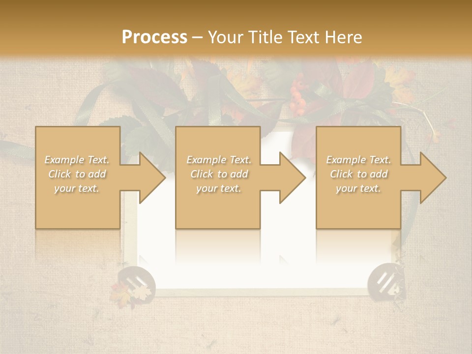 Vintage Sepia Wall PowerPoint Template