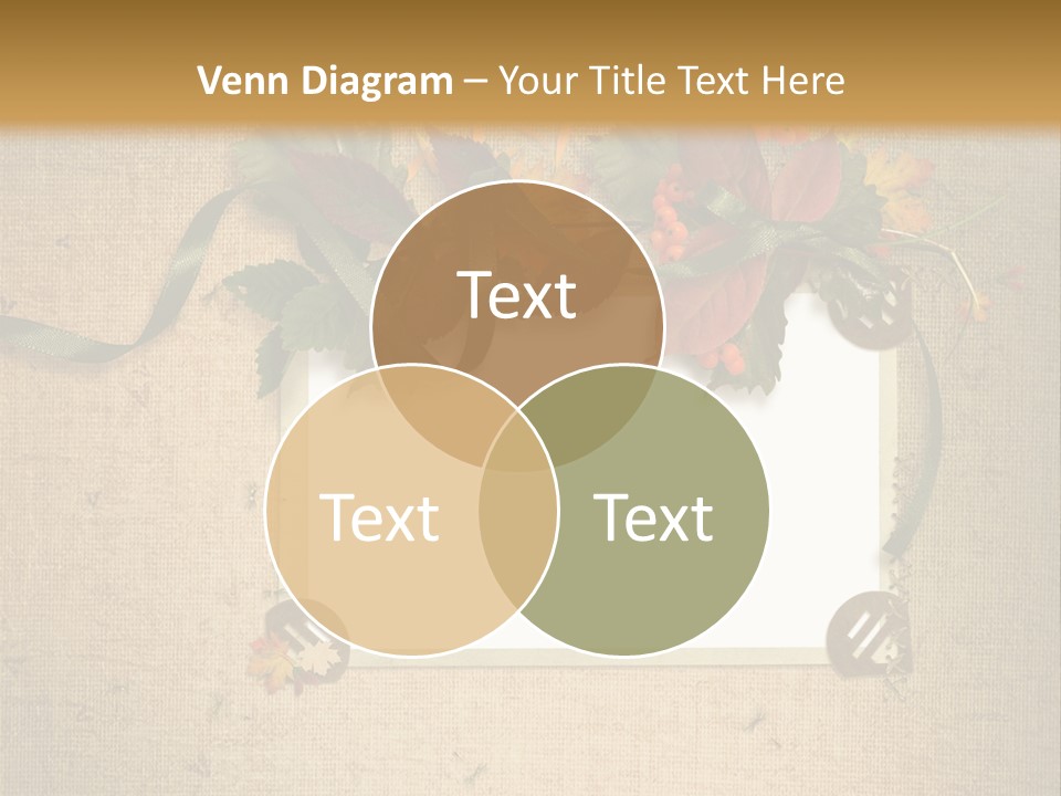 Vintage Sepia Wall PowerPoint Template