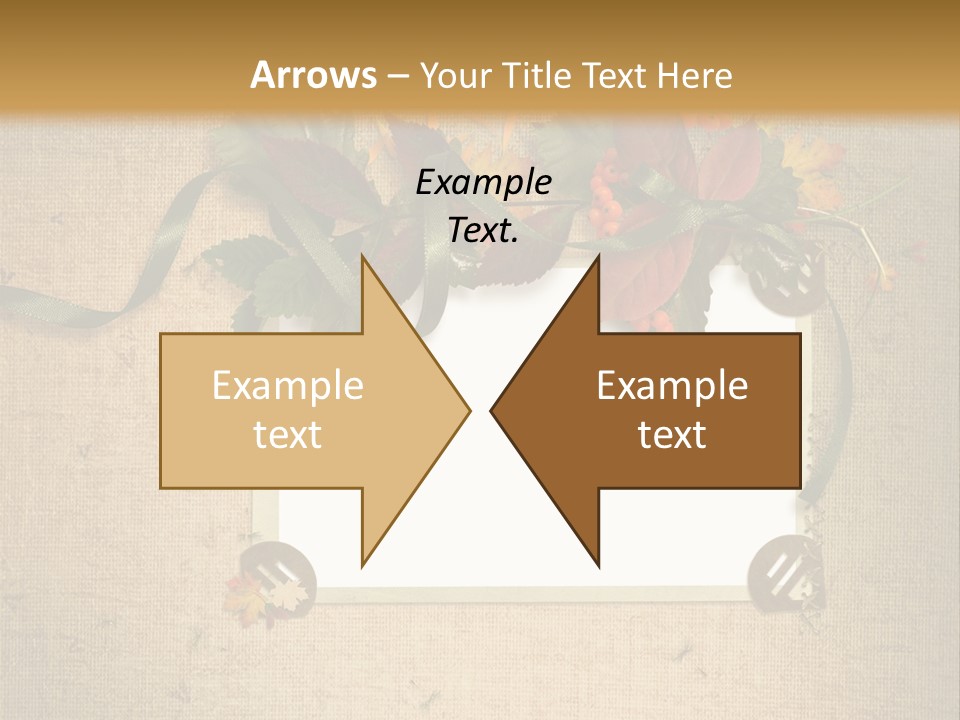 Vintage Sepia Wall PowerPoint Template