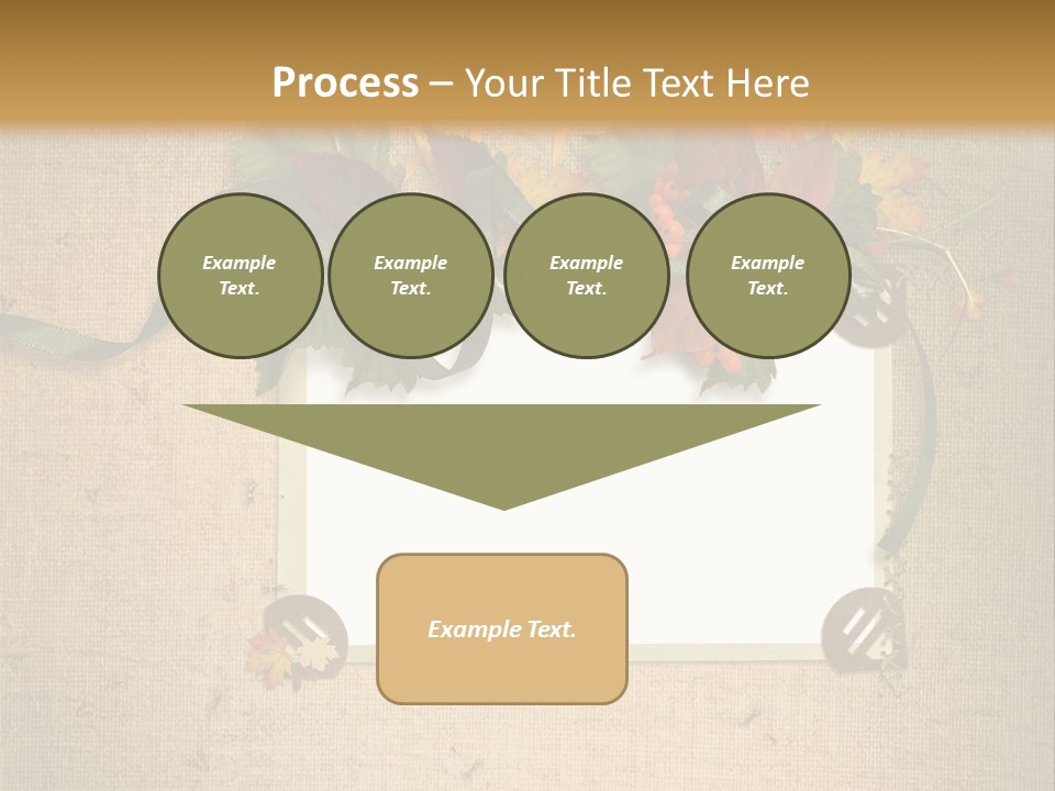 Vintage Sepia Wall PowerPoint Template