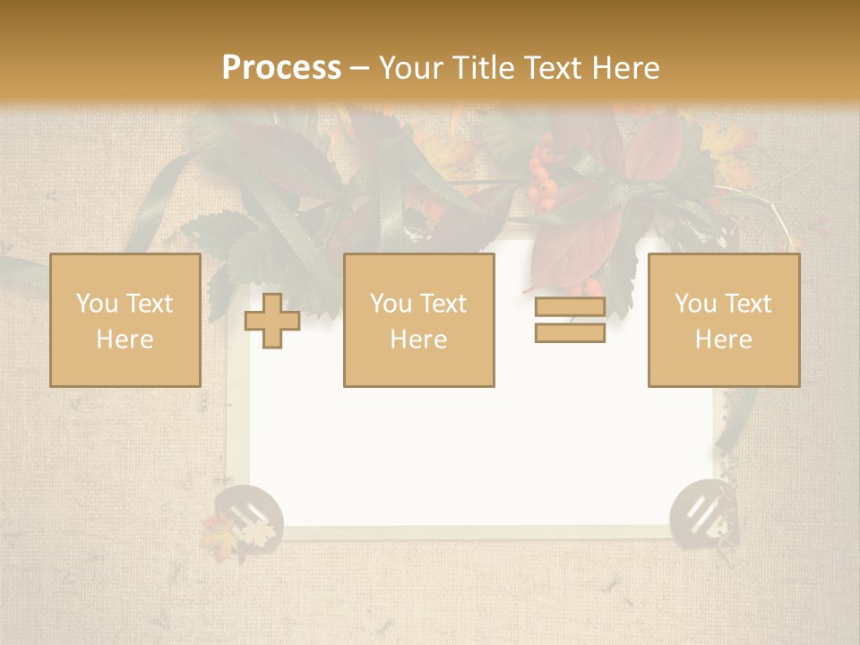 Vintage Sepia Wall PowerPoint Template