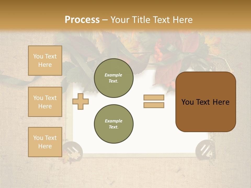 Vintage Sepia Wall PowerPoint Template