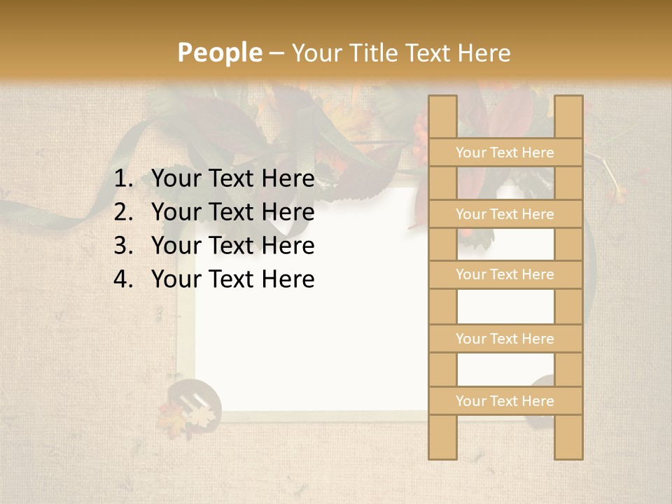 Vintage Sepia Wall PowerPoint Template