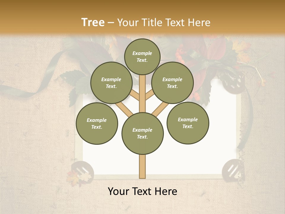 Vintage Sepia Wall PowerPoint Template