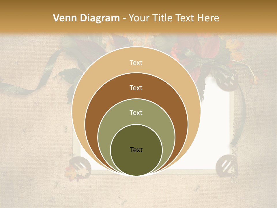 Vintage Sepia Wall PowerPoint Template