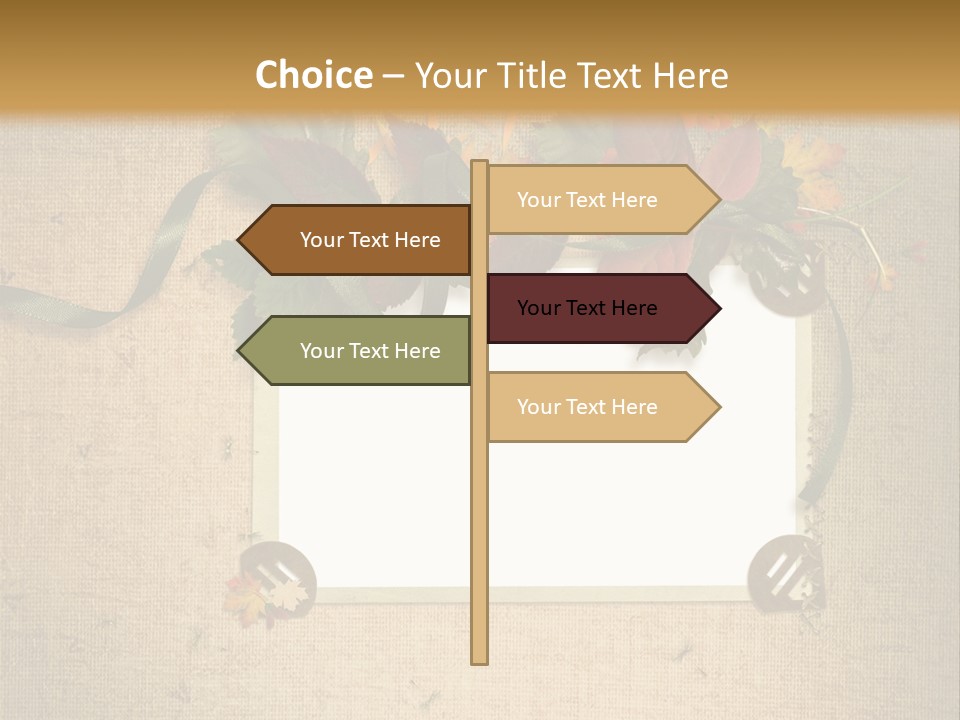 Vintage Sepia Wall PowerPoint Template
