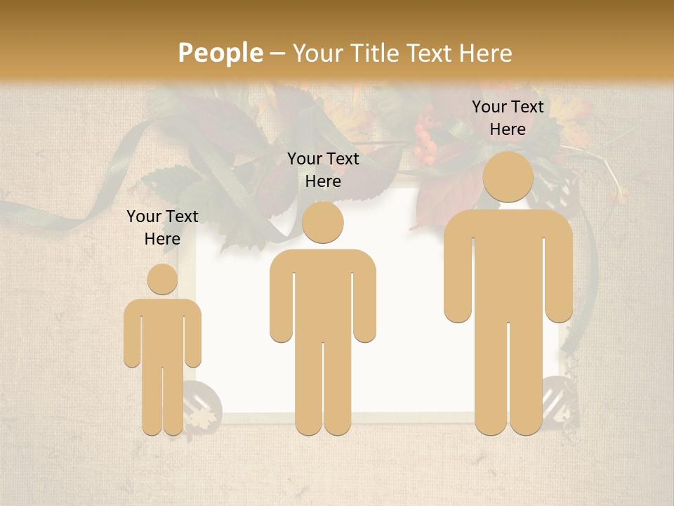 Vintage Sepia Wall PowerPoint Template