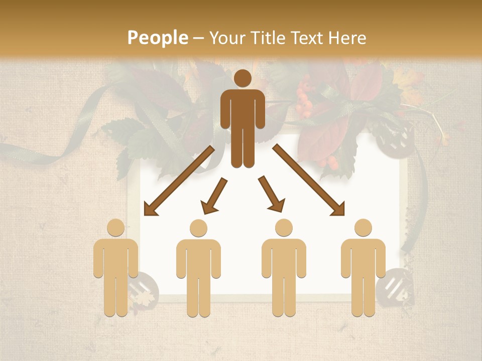 Vintage Sepia Wall PowerPoint Template