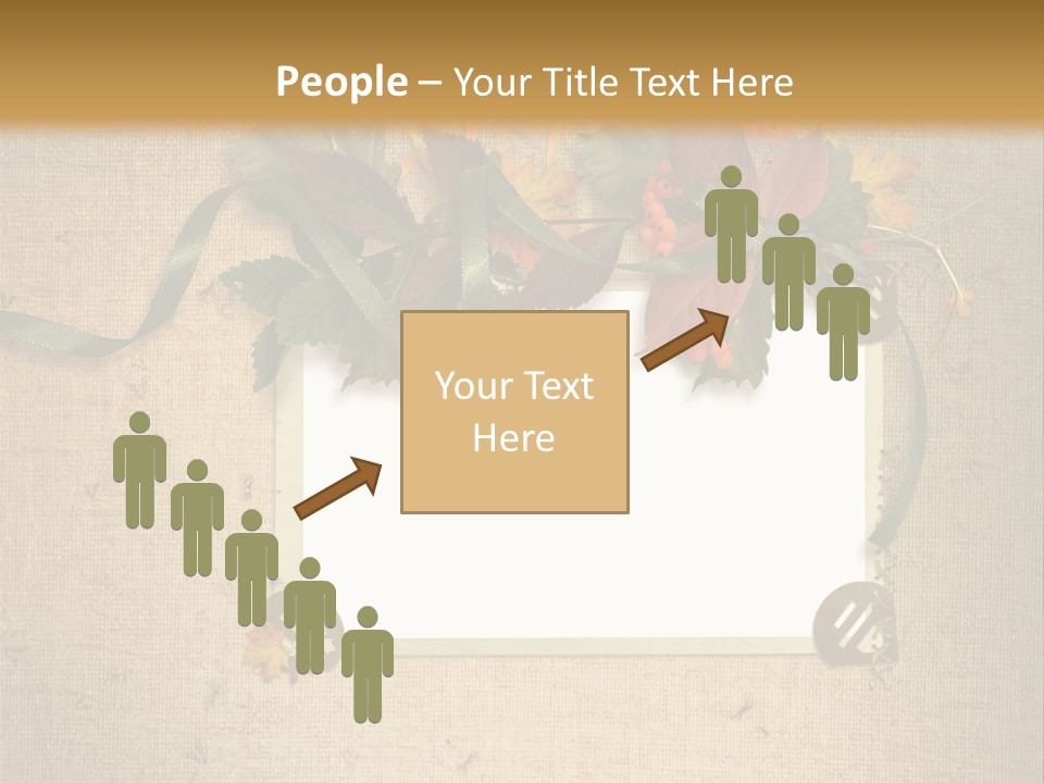 Vintage Sepia Wall PowerPoint Template