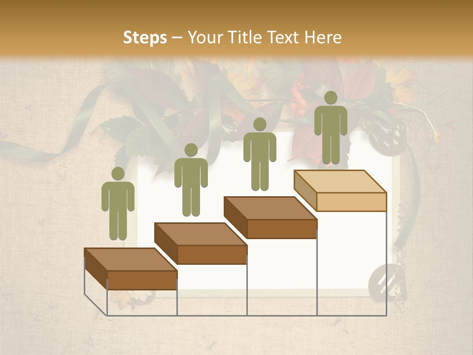 Vintage Sepia Wall PowerPoint Template