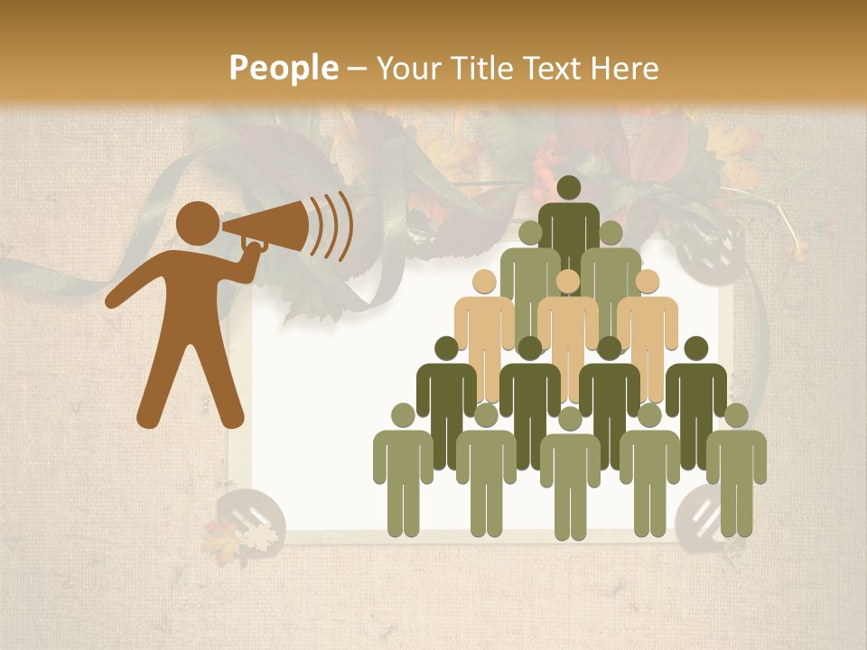 Vintage Sepia Wall PowerPoint Template