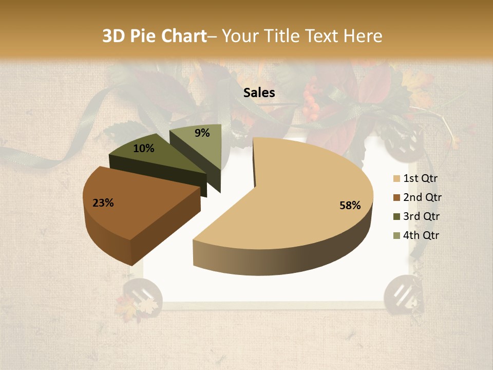 Vintage Sepia Wall PowerPoint Template