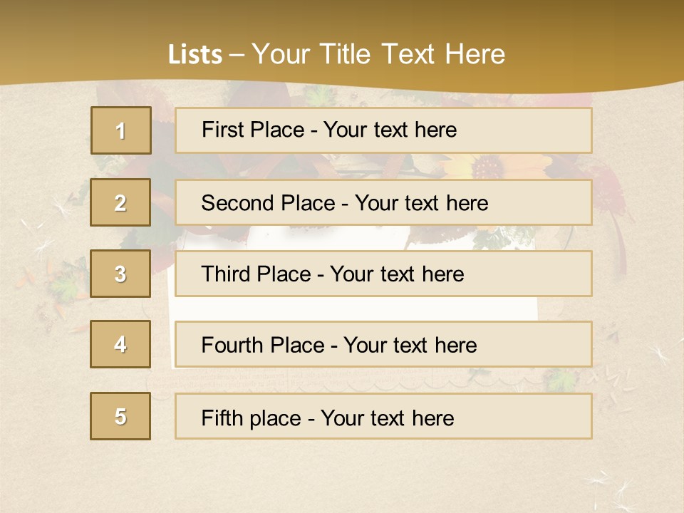 Empty Damaged Historic PowerPoint Template