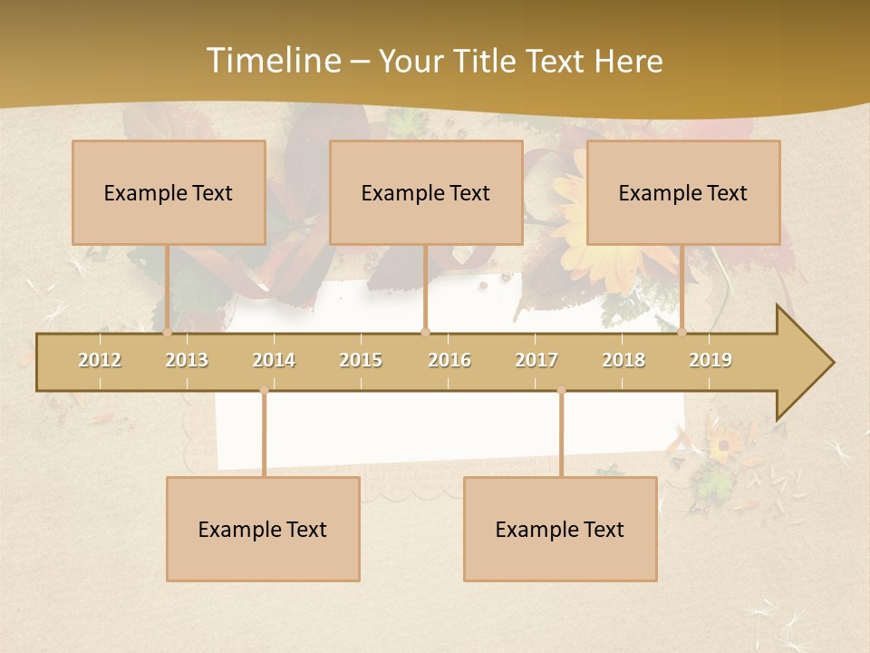 Empty Damaged Historic PowerPoint Template