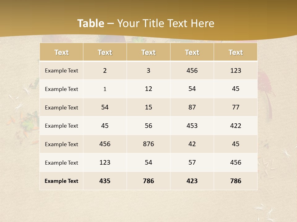 Empty Damaged Historic PowerPoint Template