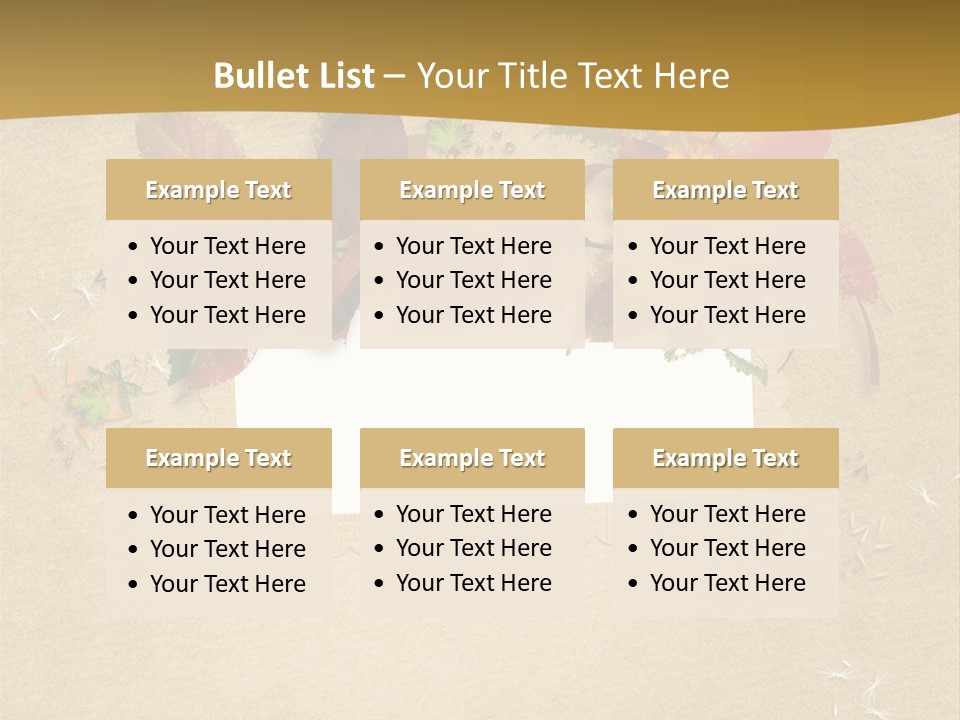 Empty Damaged Historic PowerPoint Template