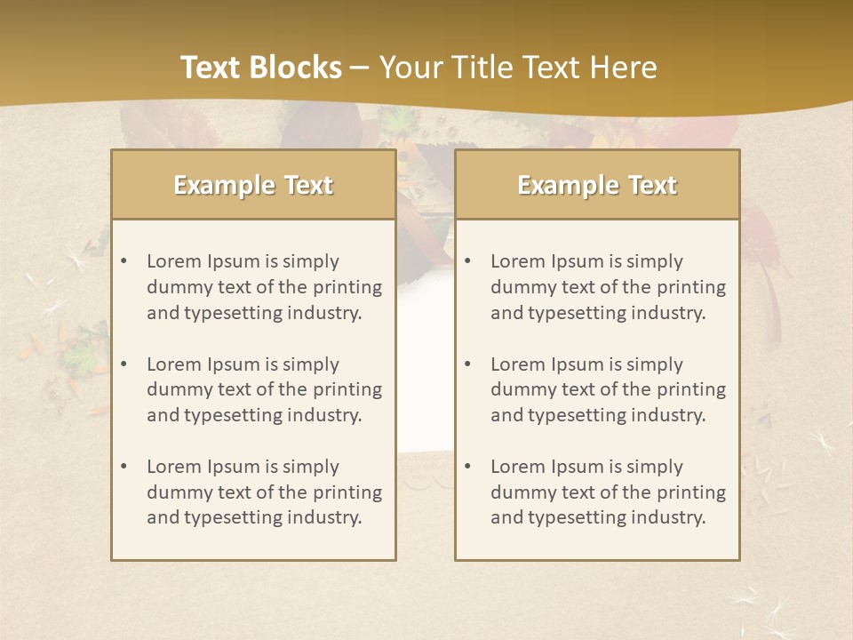 Empty Damaged Historic PowerPoint Template