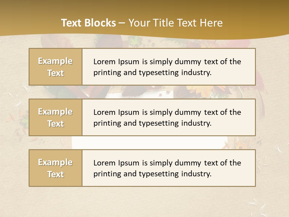 Empty Damaged Historic PowerPoint Template