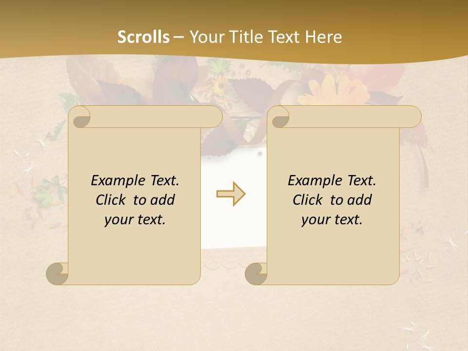 Empty Damaged Historic PowerPoint Template