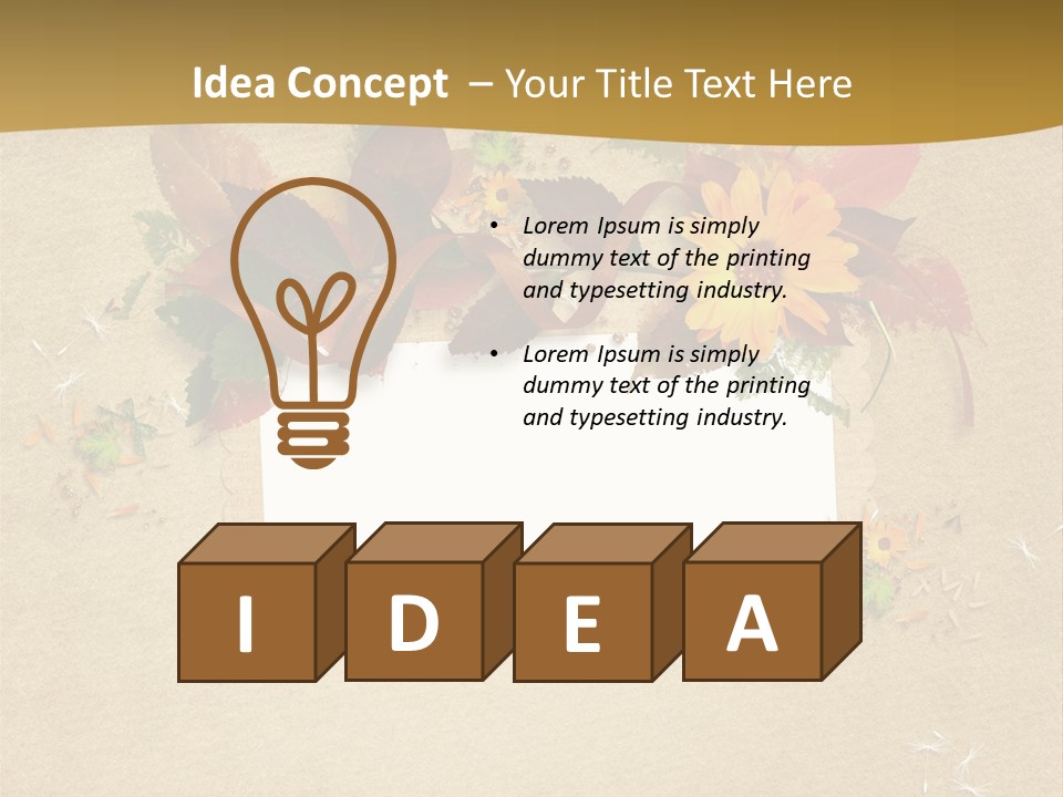 Empty Damaged Historic PowerPoint Template