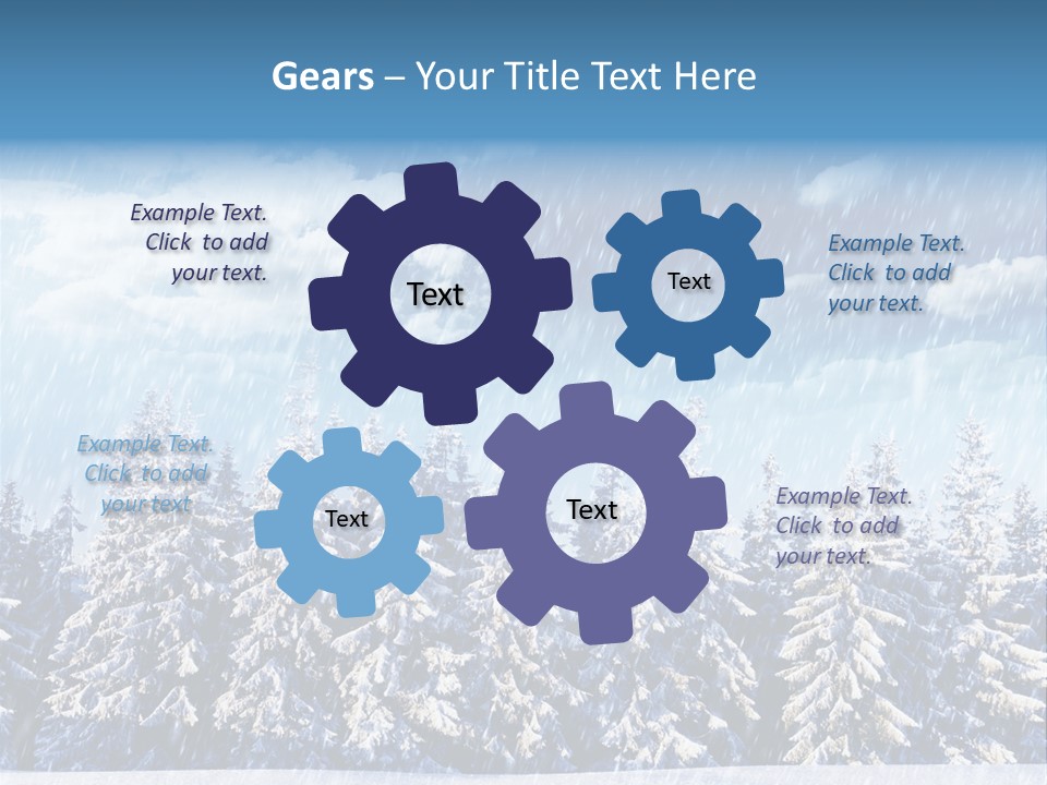 Outdoor Wood Sunshine PowerPoint Template