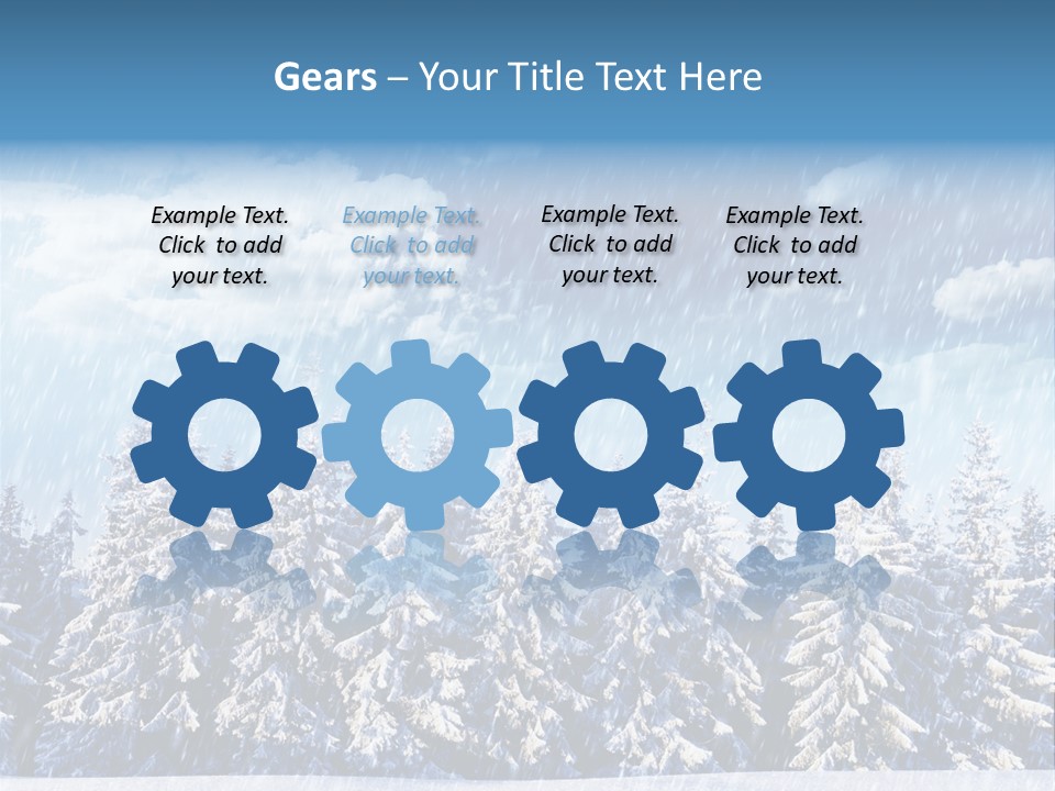 Outdoor Wood Sunshine PowerPoint Template