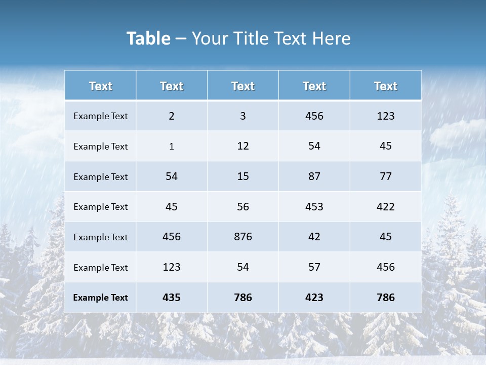 Outdoor Wood Sunshine PowerPoint Template