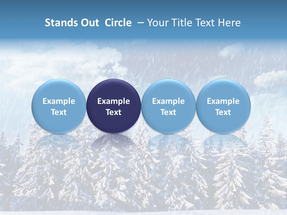 Outdoor Wood Sunshine PowerPoint Template