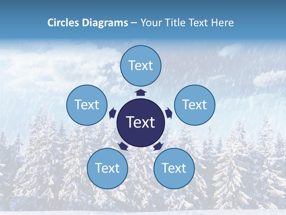 Outdoor Wood Sunshine PowerPoint Template