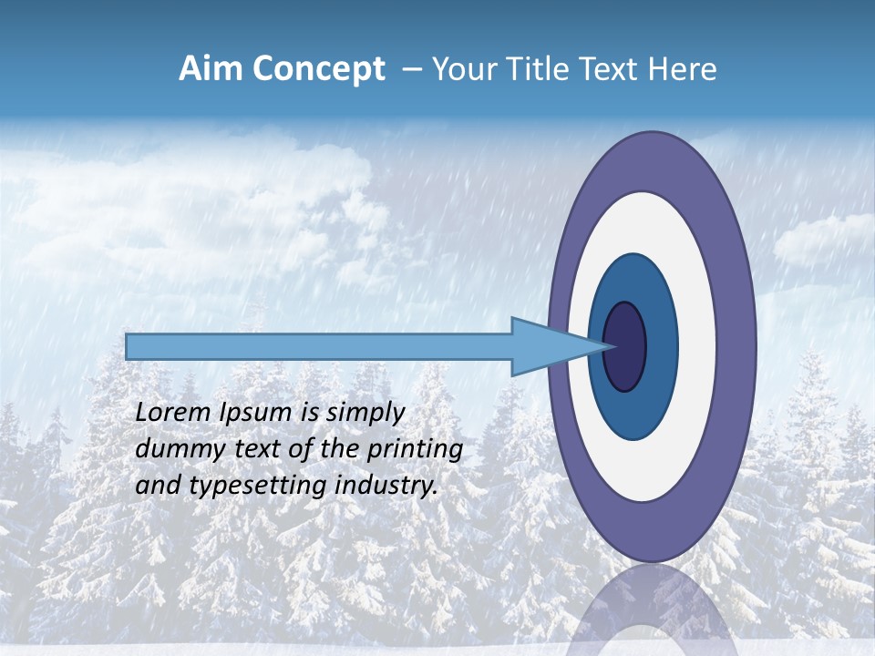 Outdoor Wood Sunshine PowerPoint Template