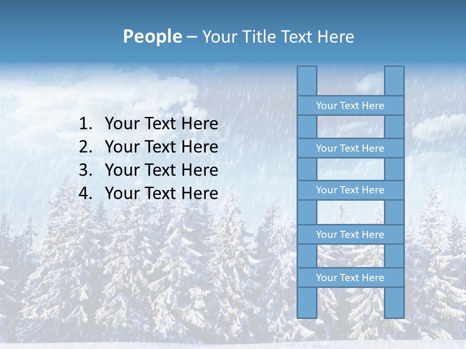 Outdoor Wood Sunshine PowerPoint Template