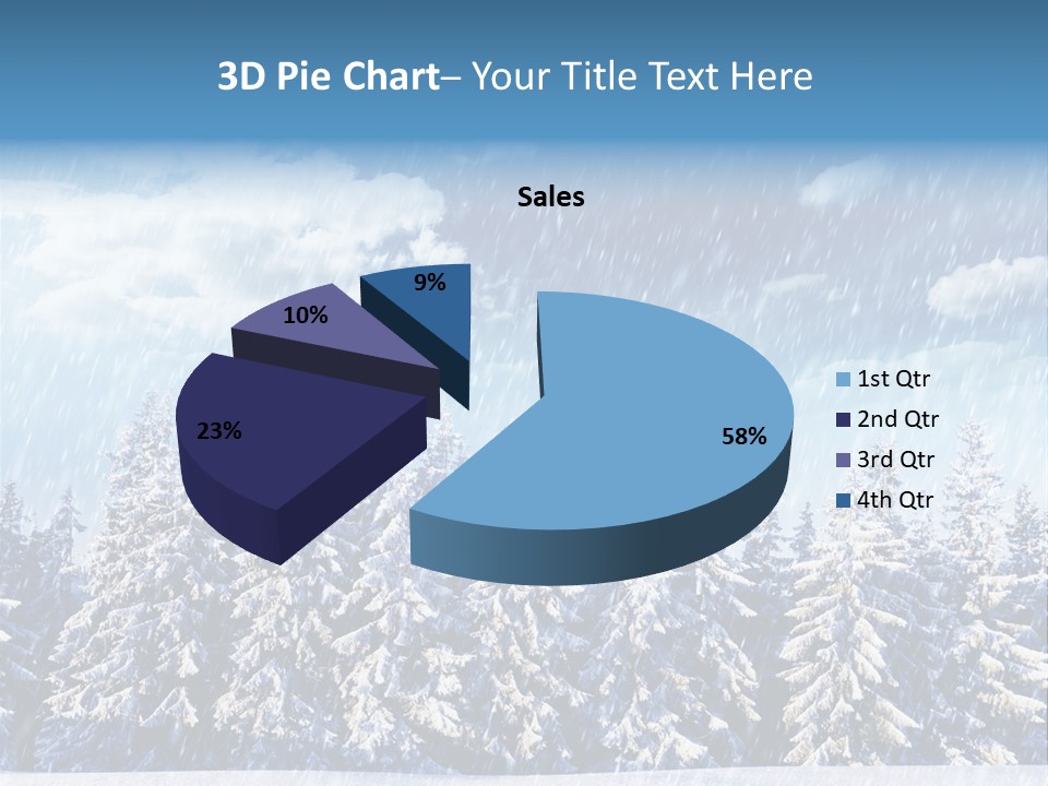 Outdoor Wood Sunshine PowerPoint Template