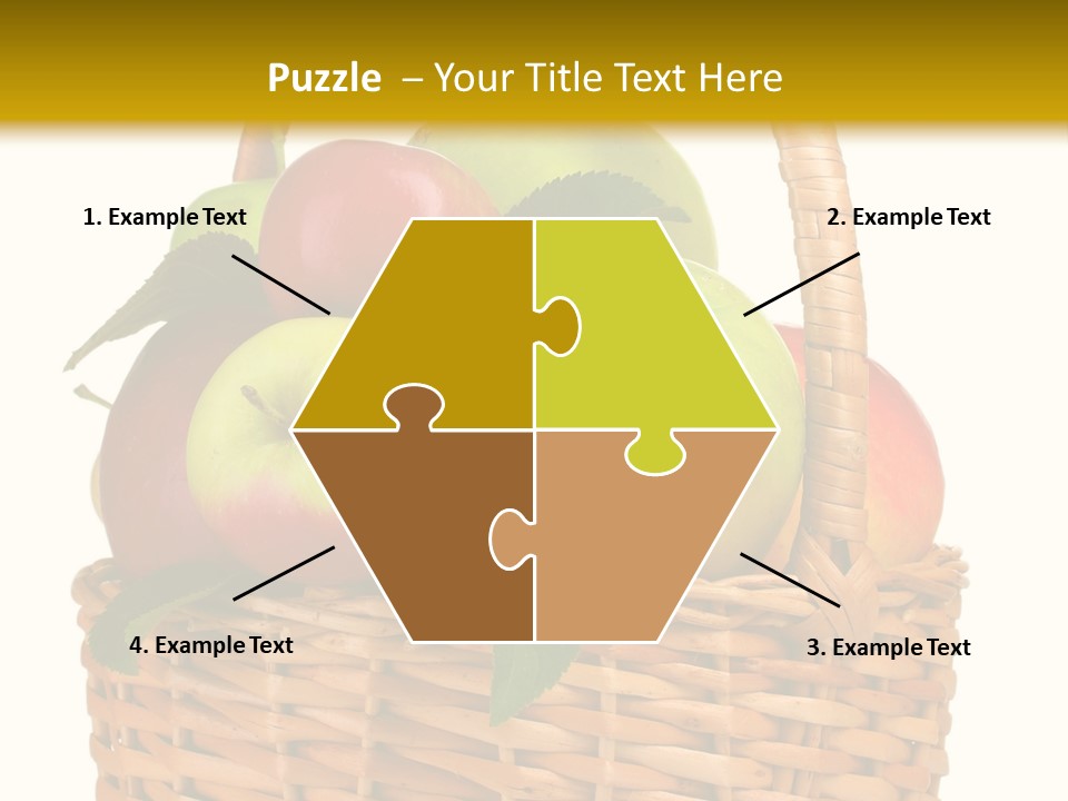 Fresh Basket Circle PowerPoint Template
