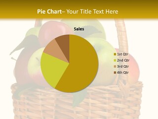 Fresh Basket Circle PowerPoint Template