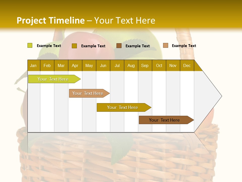 Fresh Basket Circle PowerPoint Template