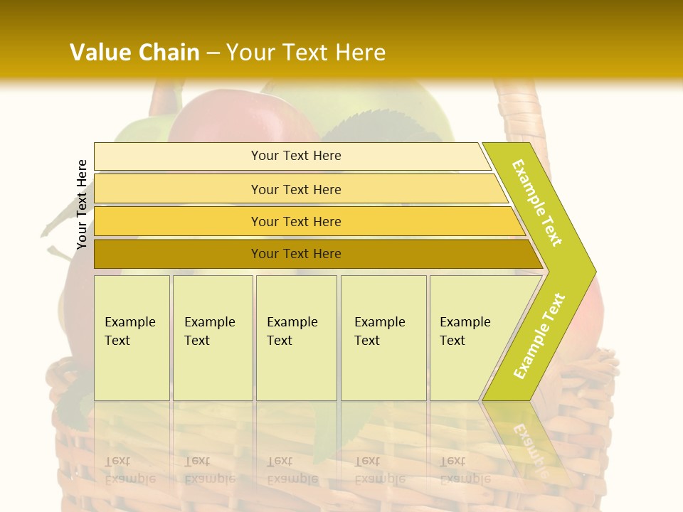 Fresh Basket Circle PowerPoint Template