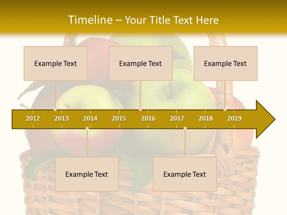 Fresh Basket Circle PowerPoint Template