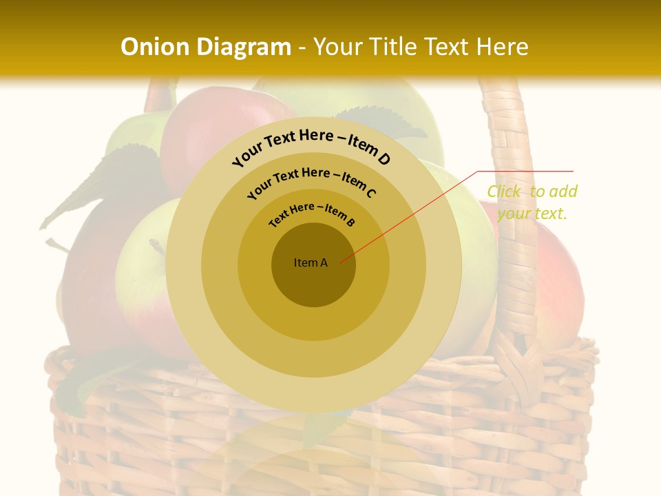 Fresh Basket Circle PowerPoint Template