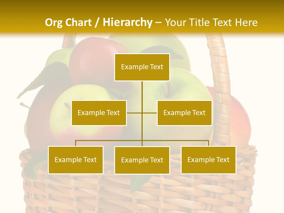 Fresh Basket Circle PowerPoint Template