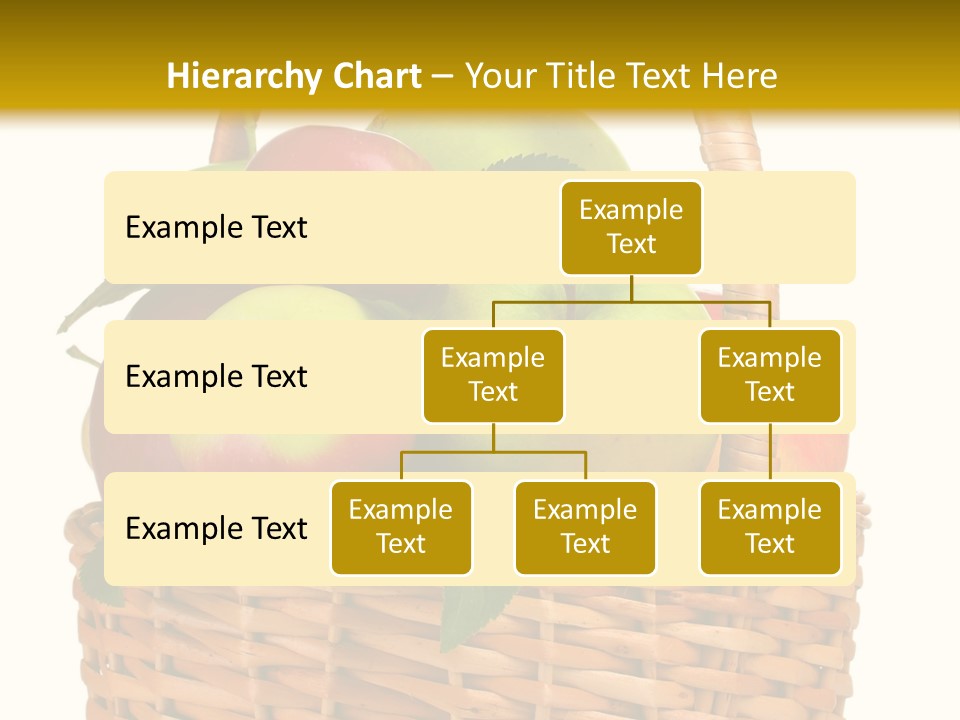 Fresh Basket Circle PowerPoint Template