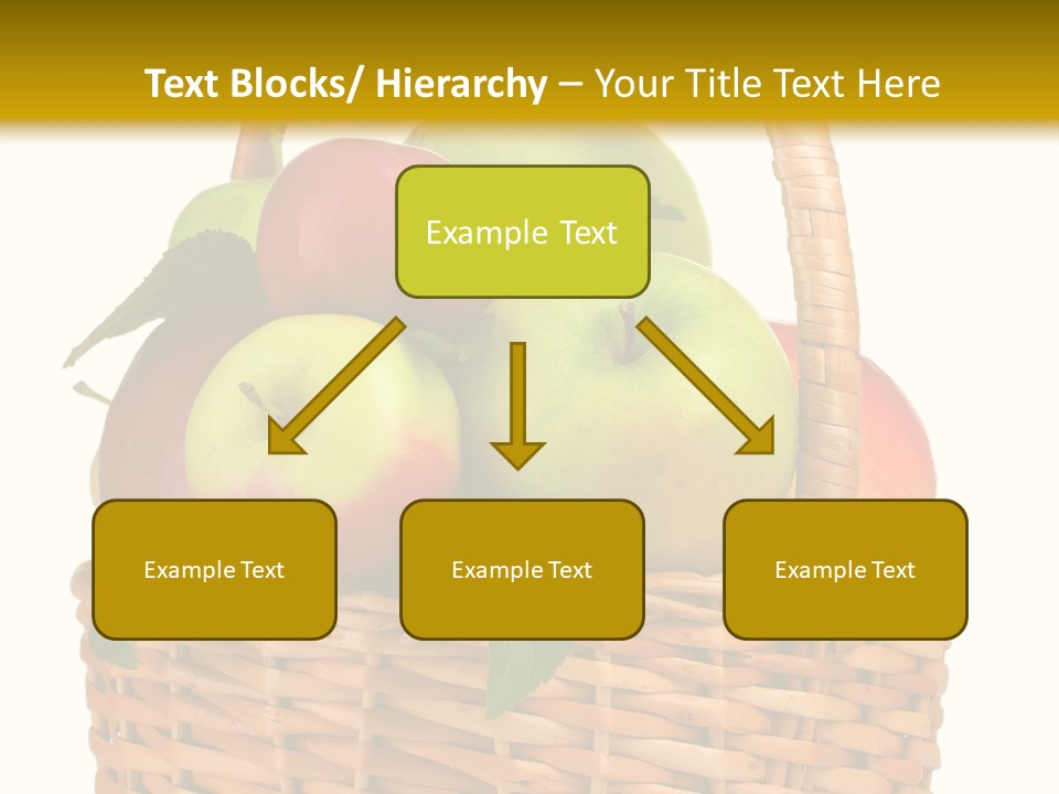 Fresh Basket Circle PowerPoint Template