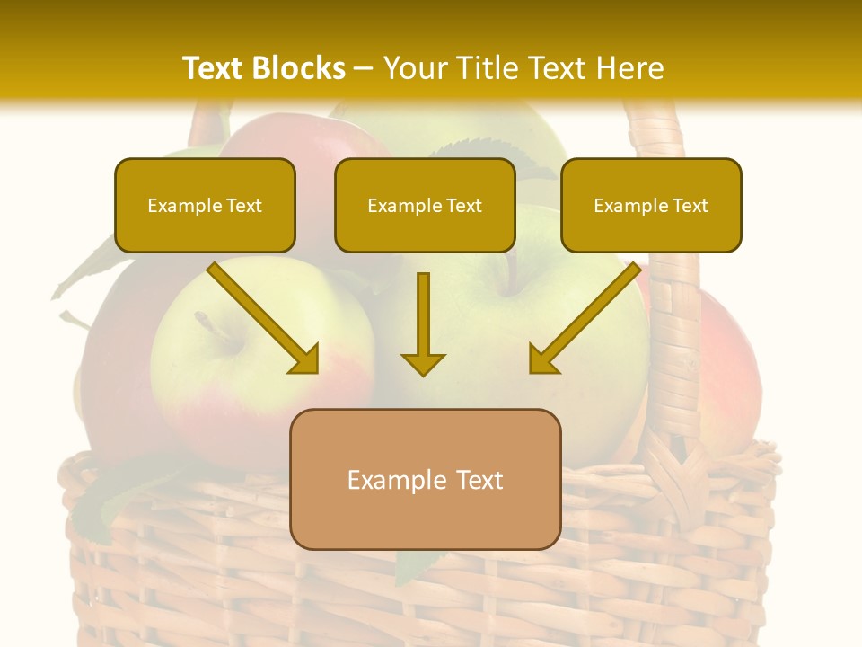 Fresh Basket Circle PowerPoint Template