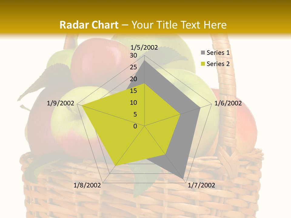 Fresh Basket Circle PowerPoint Template