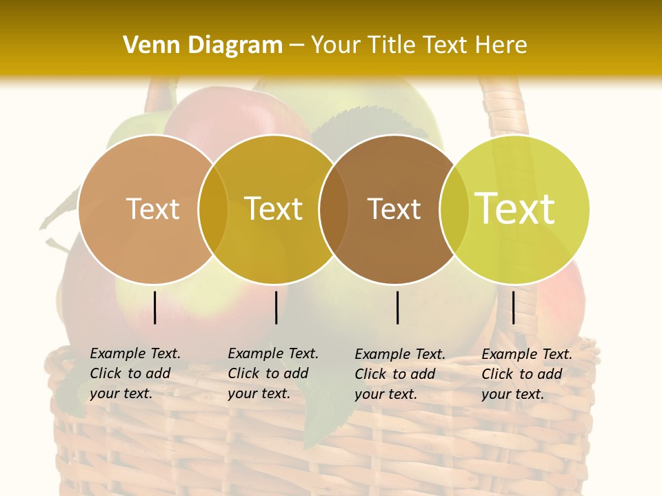 Fresh Basket Circle PowerPoint Template