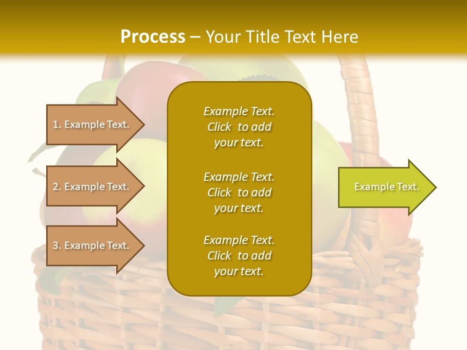 Fresh Basket Circle PowerPoint Template