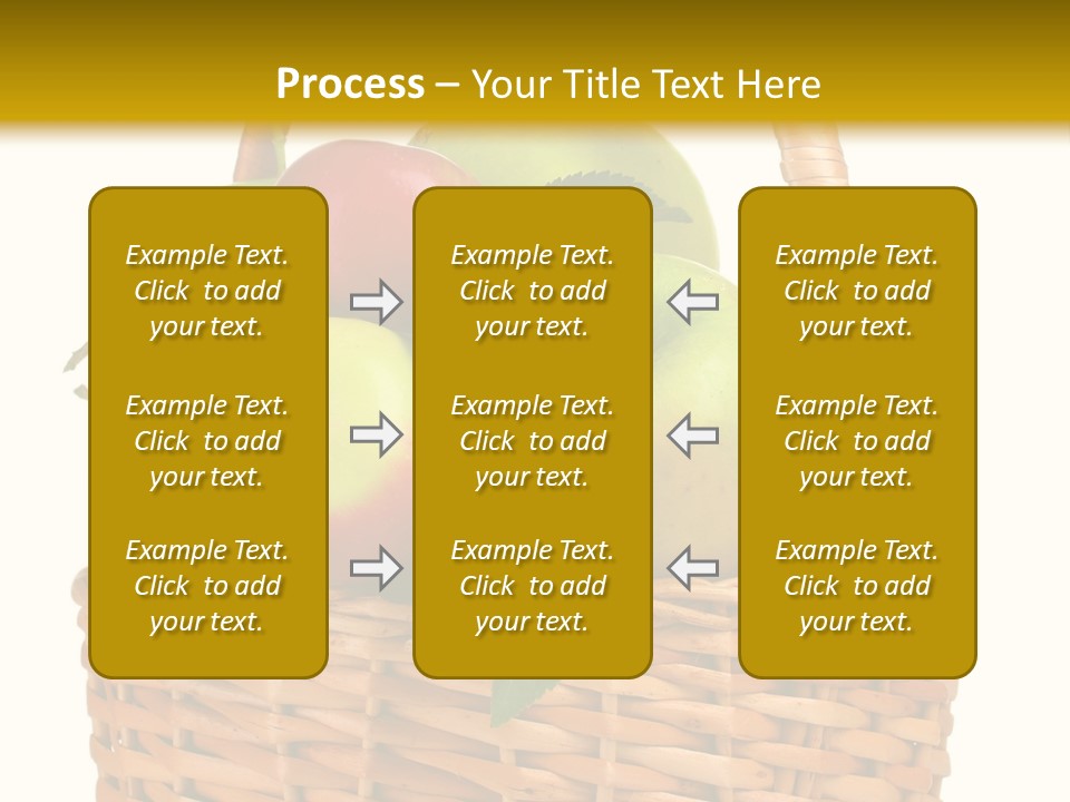 Fresh Basket Circle PowerPoint Template